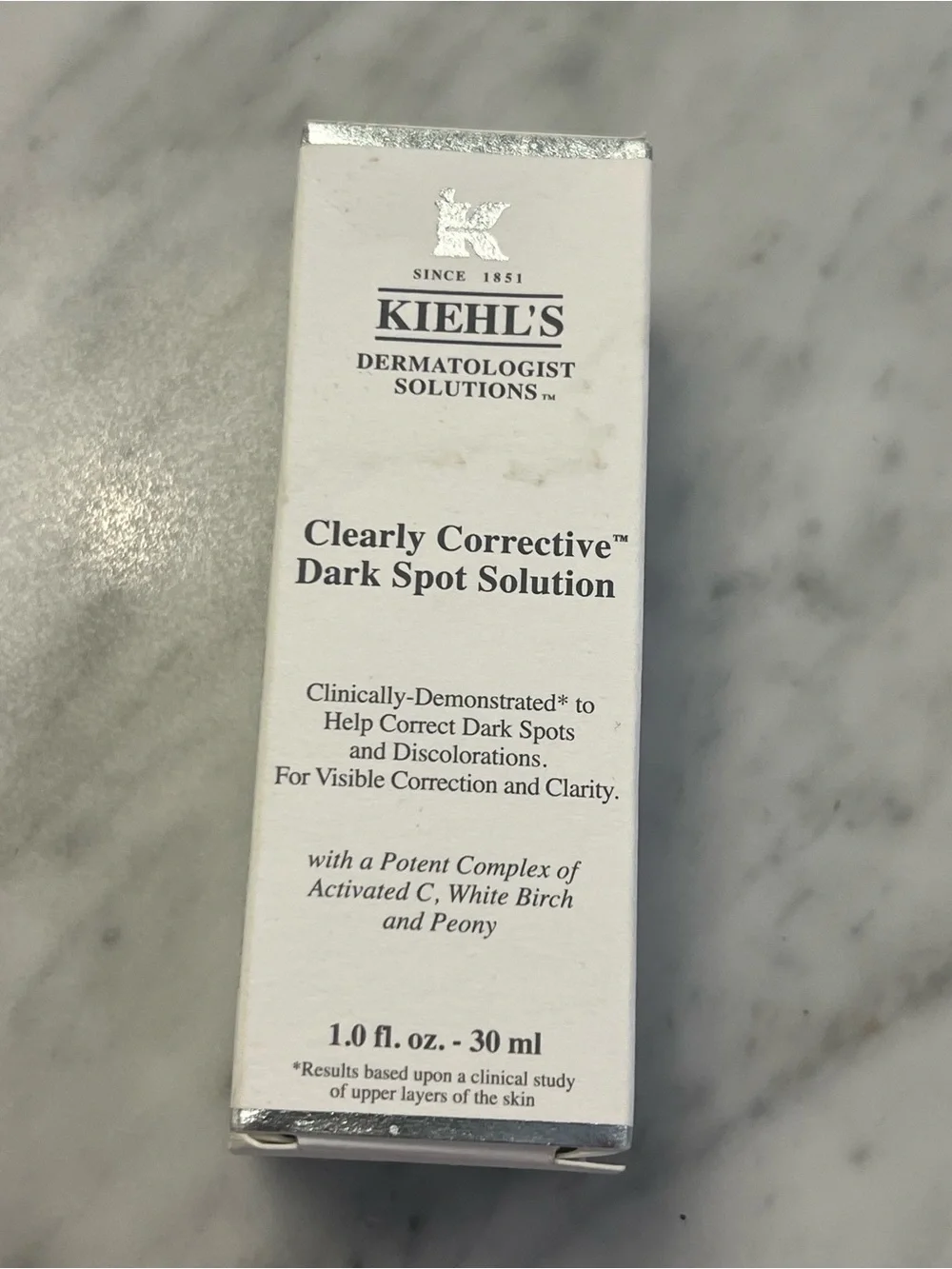 Kiehl's Clearly Corrective Dark Spot Solution 1.0oz / 30ml (New in Box)
